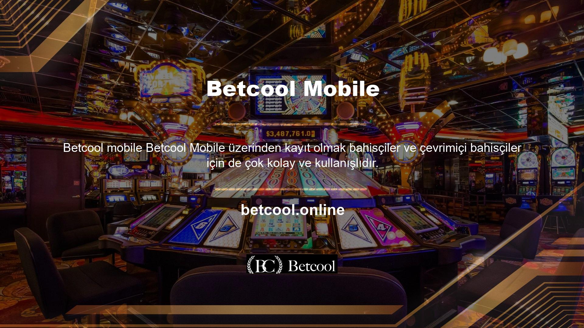 Yüksek kaliteli Betcool mobil bağlantıları ve Betcool Mobil uyumlu web siteleri, web sitesi kullanıcılarına nerede olurlarsa olsunlar web sitenizde daha iyi hizmet verilmesini sağlar